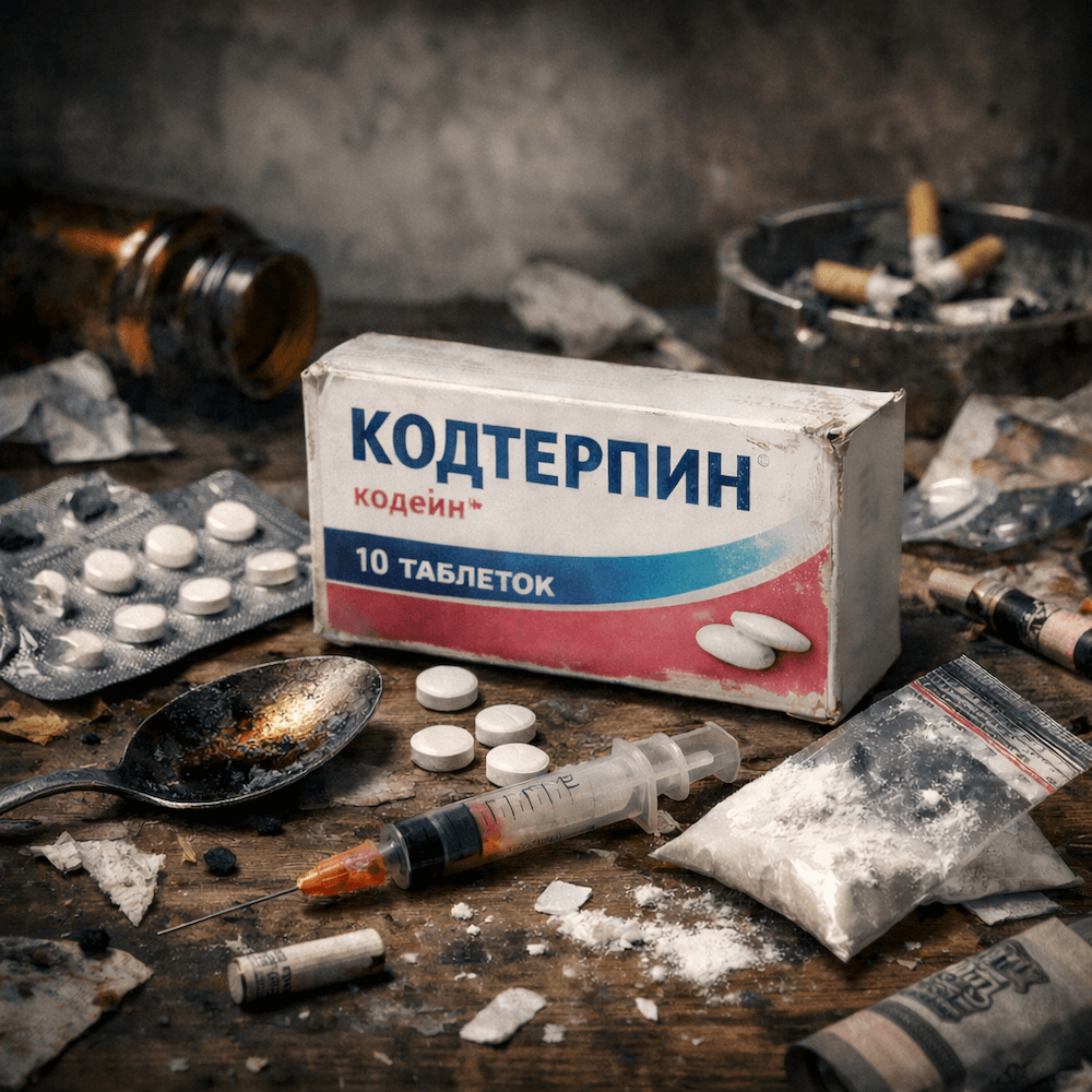 Зависимость от кодтерпина